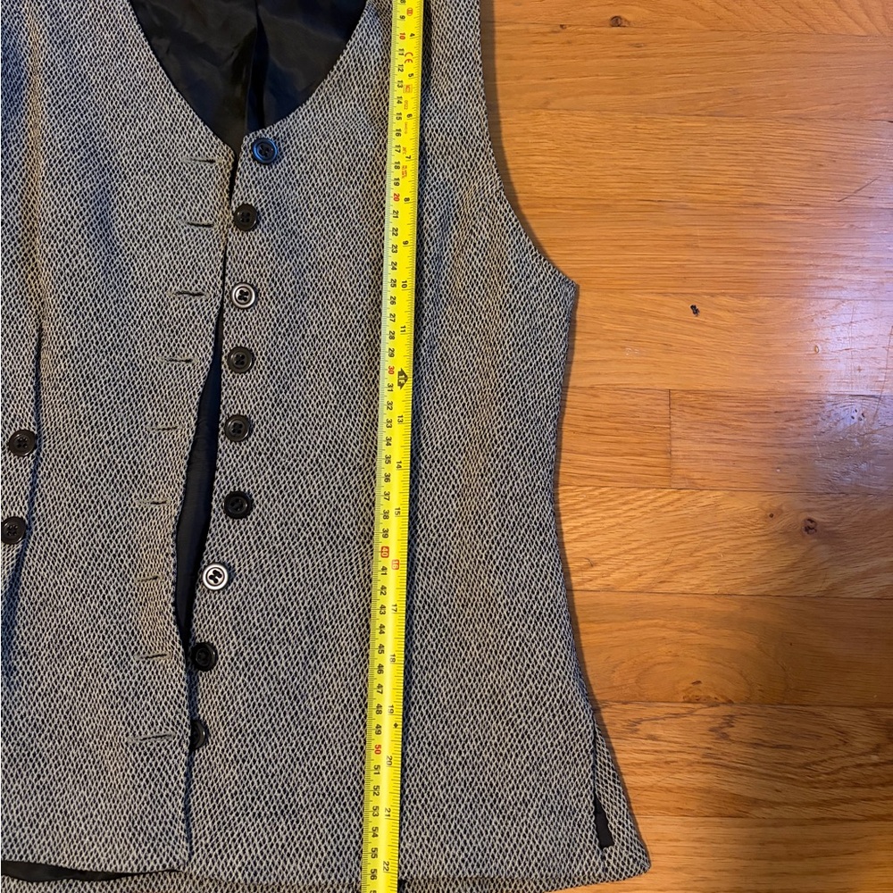 Gray Button-Up Vest - Picture 2 of 5
